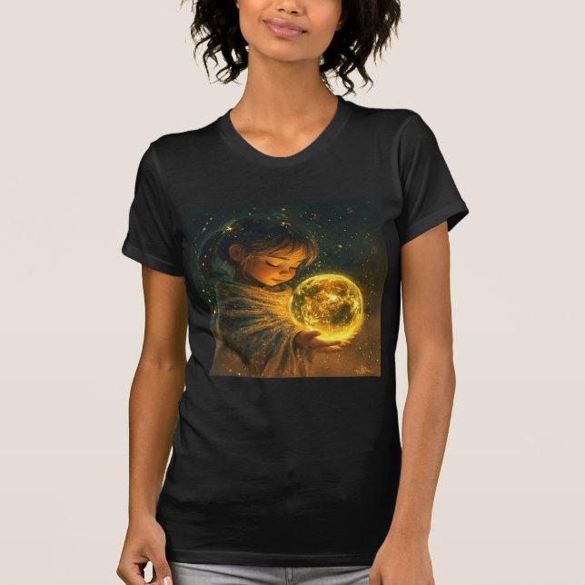 T-shirt Rayonner l'Amour Dans le Monde – Lumière de l'Enfa (Devant)
