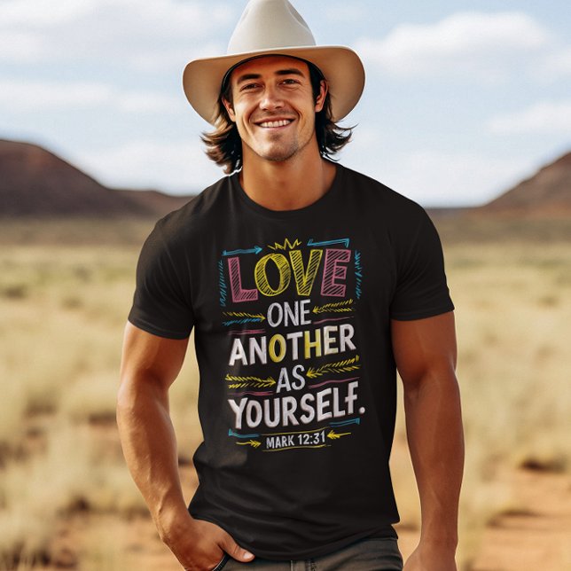 T-shirt Rayonner l'amour, embrasser l'unité (Créateur téléchargé)