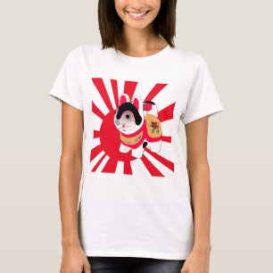 T-shirt rayons de soleil kawaii dessin animé kitty japonai
