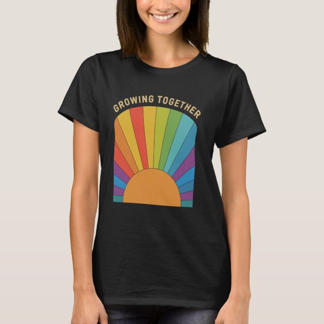 T-shirt Rayons de soleil vibrant avec phrase motivationnel (Devant)