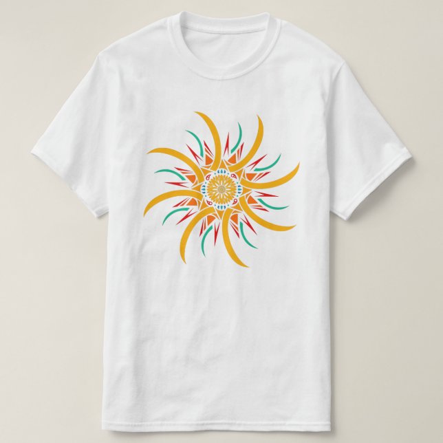 T-shirt rayons solaires (Design devant)