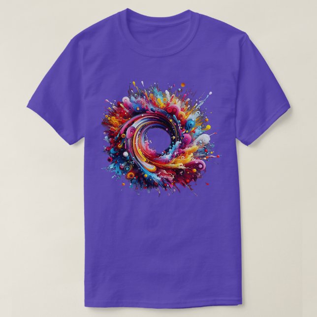 T-shirt Rayons solaires du système solaire Starlit Explore (Design devant)