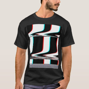 T-shirt Rayure de mod de pépin cyber