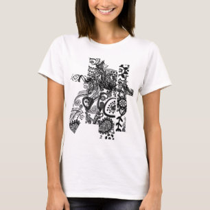 T-shirt Rayures de Paisley