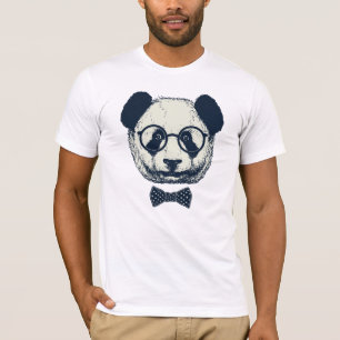 T-shirt Rayures de panda