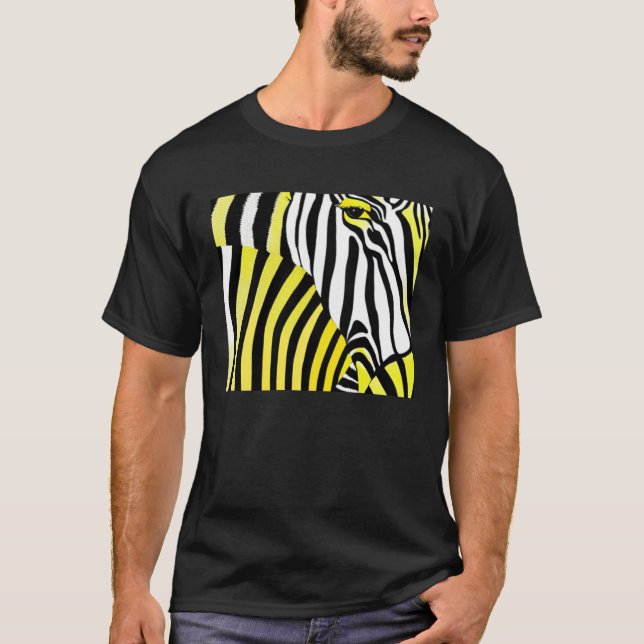 T-shirt Rayures de zèbre (Devant)