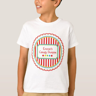 T-shirt Rayures douces de cirque de sucrerie