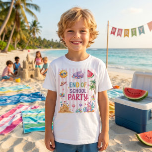 T-Shirt rayures fête de fin d'année scolaire