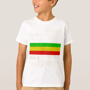 T-shirt Rayures sales de Rasta
