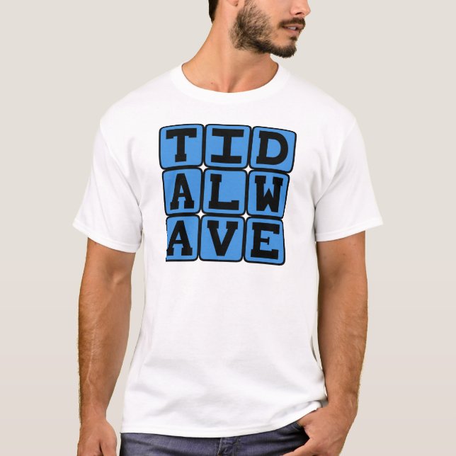 T-shirt Raz-de-marée, Tsunami violent (Devant)