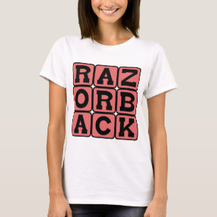 T-shirt Razorback, Sanglier