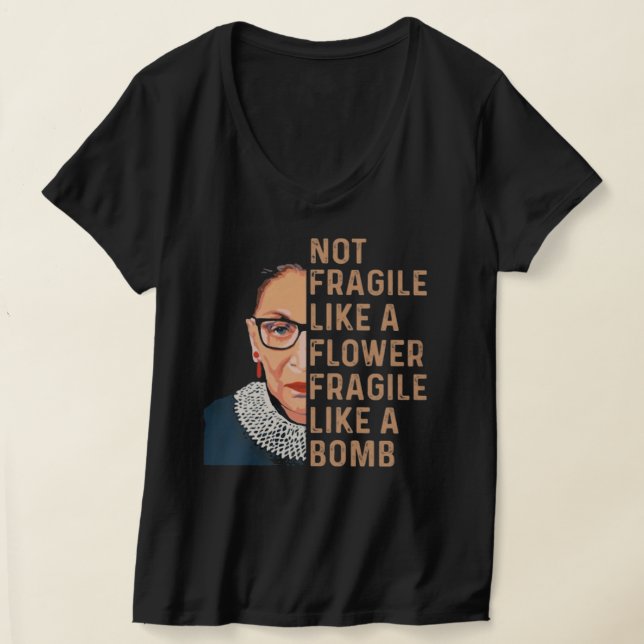 T-shirt RBG Fragile Comme Une Bombe (Poser)