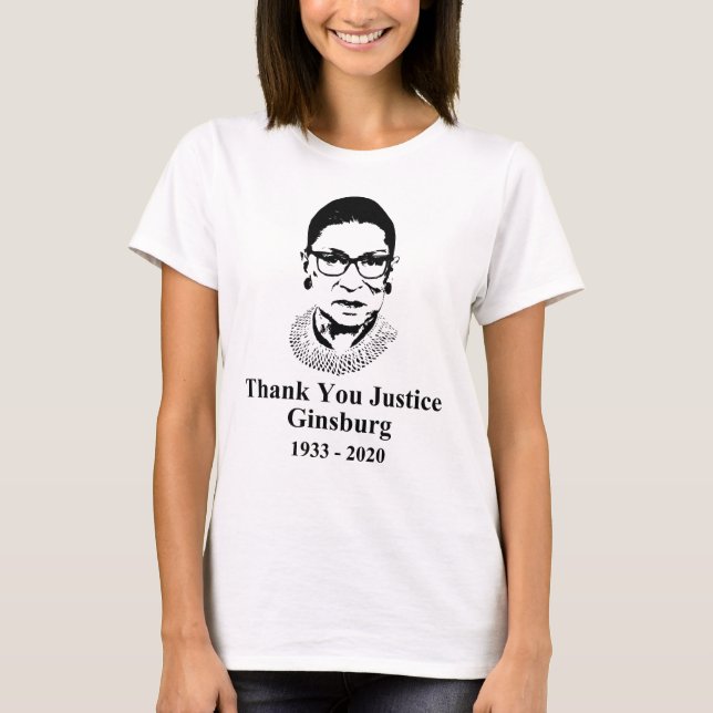 T-shirt RBG : La dissidence du premier RBG| Ruth Bader (Devant)
