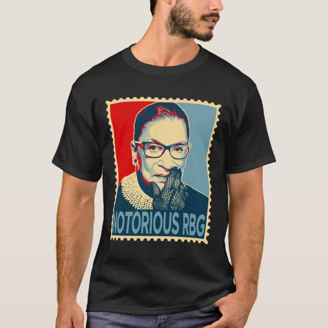 T-shirt RBG notoire Ruth Bader Ginsburg (Devant)