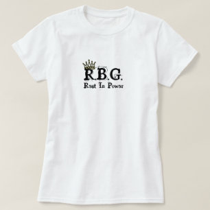 T-shirt RBG Repose au pouvoir, blanc