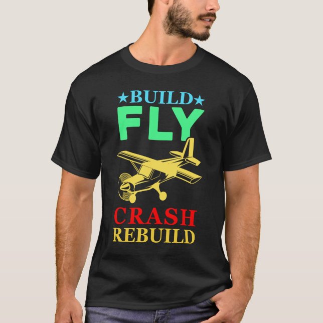 T-shirt RC Avion pilote Hobby Funny Modèle Plane (Devant)