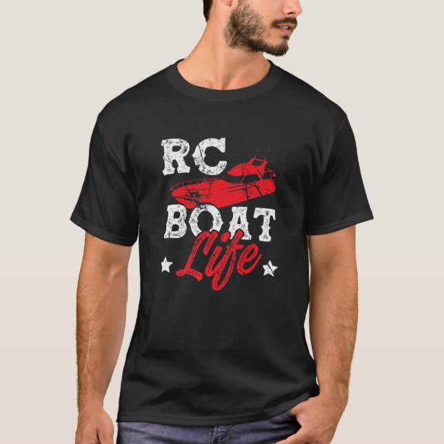 T-shirt RC Boat Life Remote Control Boat Racing Collector (Devant)