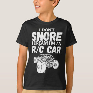 T-shirt RC Car Racing Je ne ronfle pas Je rêve RC Racing m