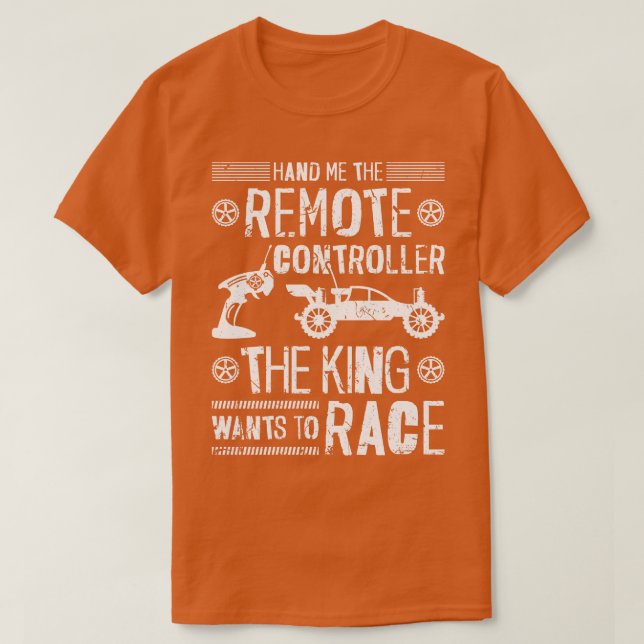 T-shirt RC de course de contrôle à distance (Design devant)