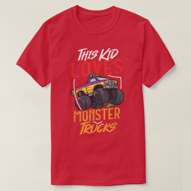T-shirt Rc Monster Truck Remote (Design devant)