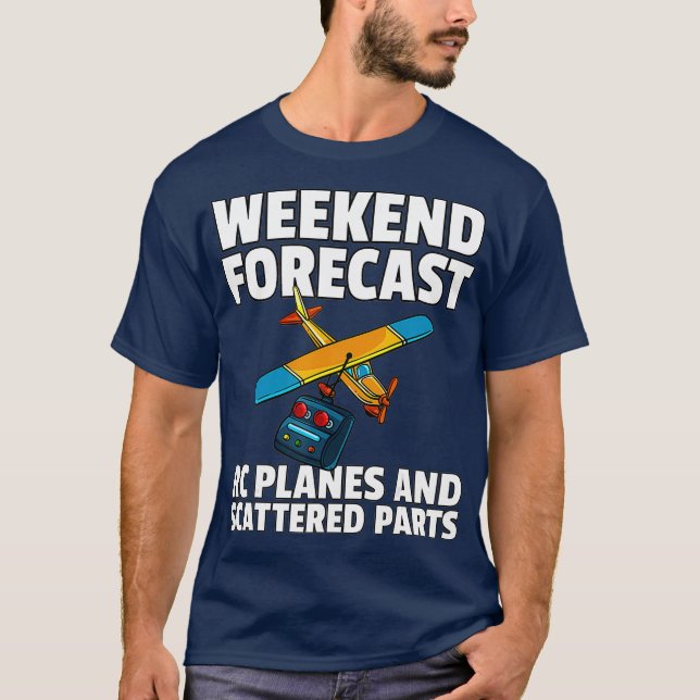 T-shirt RC Plane Gift For RC Pilot Model Airplane Lover (Devant)