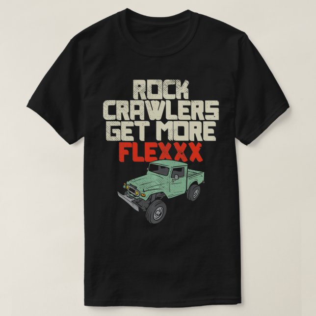 T-shirt RC Rock Crawler Fan Rock Crawler pilotes plus (Design devant)