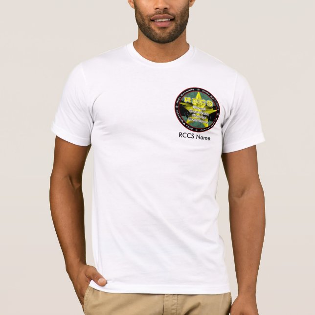 T-shirt RCCS_logo_Shirts_FINALEsm, nom de RCCS (Devant)