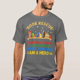 T-shirt RD Book Secourt Literary Bookworm Book Lovers Men 