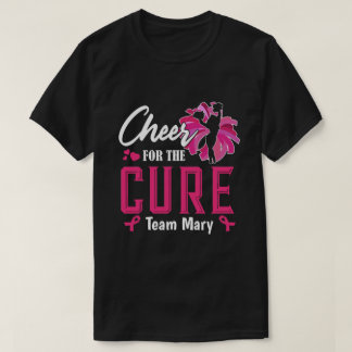 T-shirt RD Cancer du sein personnalisé, soutien contre le 