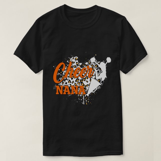 T-shirt Rd Cheer Nana Sur Chemise Cheetah, Chemise Sport (Design devant)