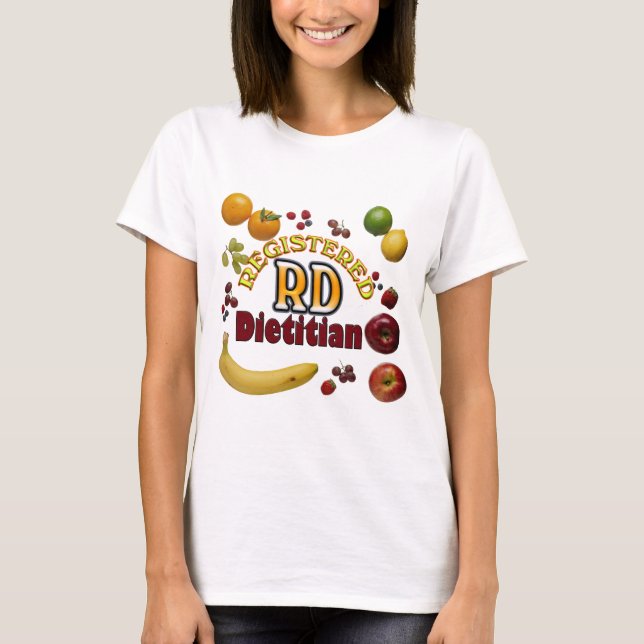 T-SHIRT RD FRUITÉS - DIÉTÉTICIEN ENREGISTRÉ (Devant)