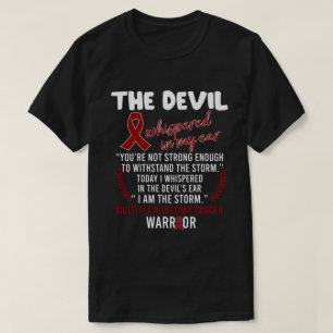 T-shirt RD Le Diable - Myélome Multiple Cancer Sensibilis