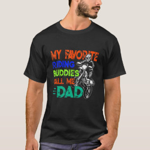 T-shirt Rd Moto Papa Dirt Vélo Motocross équitation Buddi