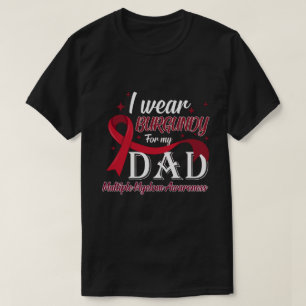 T-shirt RD Myélome multiple T chemises Je porte la bordea