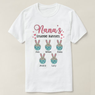 T-shirt RD Personnalisé Nana's Snuggle Bunnies 