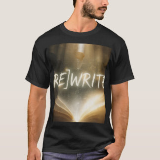 T-shirt [RE]ÉCRIRE - Livre Magique Lumière Dorée Inspirant