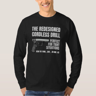 T-shirt Re Ed Cordless Drgun Handgun Firegun Pistol