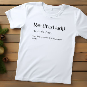 T-shirt Re-fatigué, j'étais fatigué hier et je suis fatigu