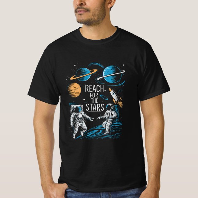 T-shirt Reach for the Stars (Devant)