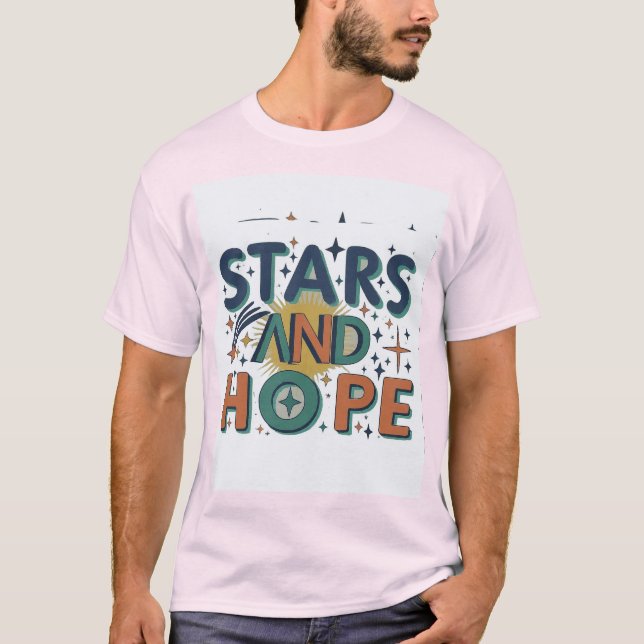 T-shirt Reach for the Stars with Hope (Devant)