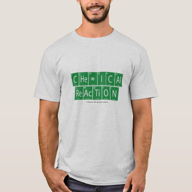 T-shirt Réaction chimique (Devant)