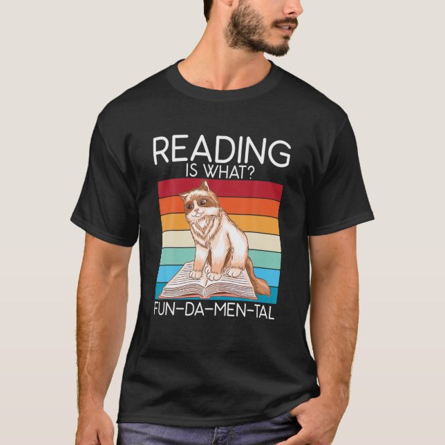 T-shirt Reading Is What (Devant)