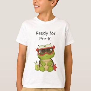 T-shirt Ready for pre-K with super cute turtle.