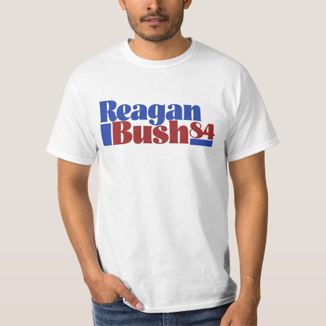 T-shirt Reagan Bush 84" (Devant)