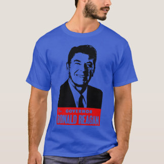 T-shirt Reagan, gouverneur