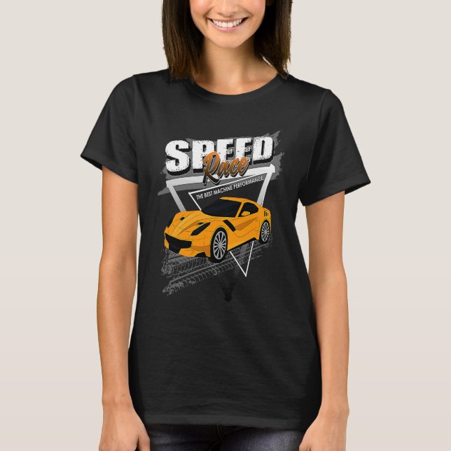 T-shirt Real Männer fahren Diesel V8 Loud Exhaust économis (Devant)
