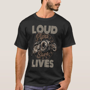 T-shirt Real Männer fahren Diesel V8 Loud Exhaust économis