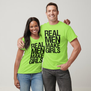 T-shirt Real Men Make Girls drôle papa à filles chemise