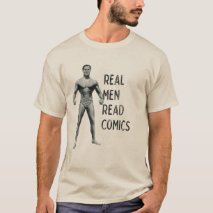 T-shirt "Real Men Read Comics"