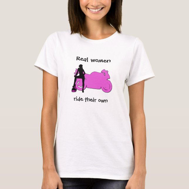 T-shirt Real Women Ride Tee (Devant)